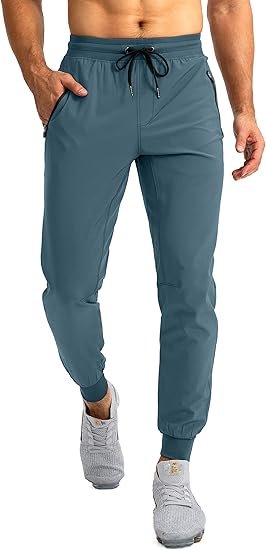 Men's Lightweight Jogger Pants - Blue Purple